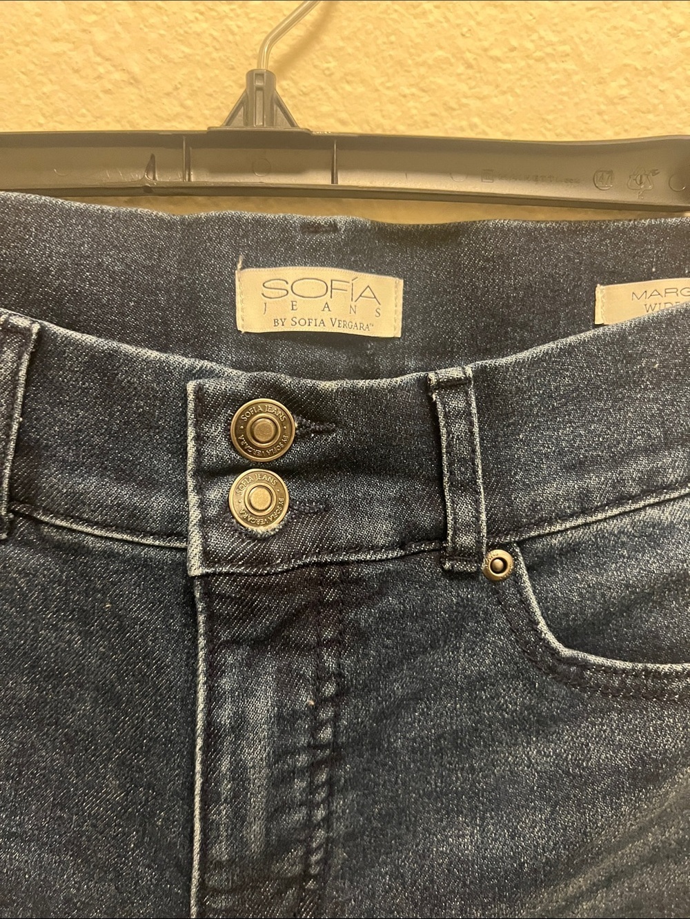 Sofia by Sofia Vergara  Margot Wide Leg High Rise Jeans denim 4 - Picture 4 of 7